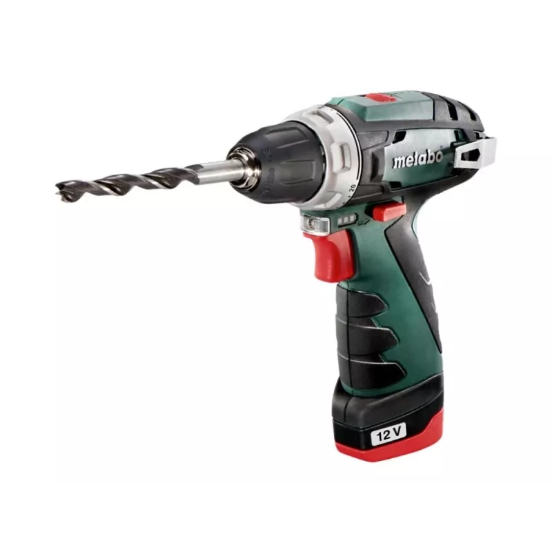 Pistolengriffbohrer Metabo PowerMaxx BS Basic 1400 RPM, Schwarz, Grün