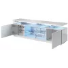 RTV-Schrank EVA 180x40x56 weiß/weiß glänzend