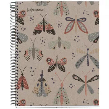 Miquelrius Notizblock SCHMETTERLING DESIGN Recy. A5 80 Blatt (Frachtversand)