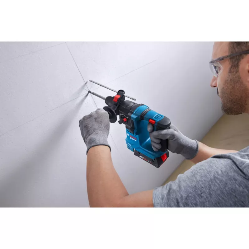 Akku-Bohrhammer GBH 18V-18 Professional solo, 18 Volt (Blau/Schwarz, ohne Akku und Ladegerät)