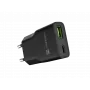 Netzteil NATEC Ribera NUC-2377 — 1×USB-A, 1×USB-C, 3 A Ausgang