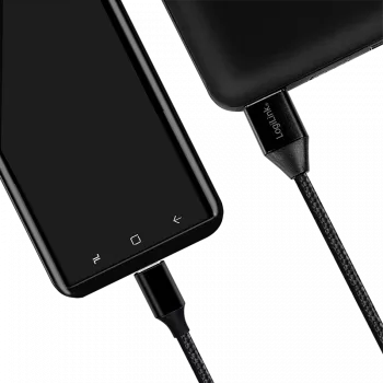 LogiLink - USB-Kabel - USB-C (M) auf USB (M) - USB 2.0 - 5 V - 3 A - 30 cm - Schwarz