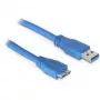 USB-Kabel DeLOCK 83502 USB 3.2 Gen 1 5m USB A Micro-USB B Blau