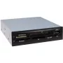 Inter-Tech Nitrox Multi Card Reader CI-02 - Kartenleser - 8,9 cm (3,5 Zoll) (CF I, CF II, MS, MS PRO, Microdrive, MMC, SD, MS Duo, xD, MS PRO Duo, TransFlash, microSD, SDHC, MS Micro)