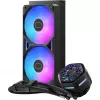 Flüssig-CPU-Kühler Cooler Master MasterLiquid 240 Atmos II — 240-mm-Radiator, VRM-Lüfter, RGB