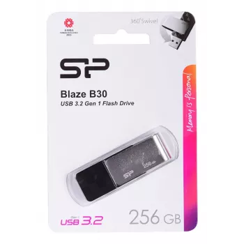 USB-Flash-Laufwerk Silicon Power 256GB USB Typ-A 3.2 Gen 1 Blaze B30