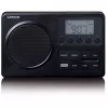 Tragbares Radio Lenco MPR-035BK — FM/AM, Netz- und Batteriebetrieb, 2,5-Zoll-LCD, 20 FM-Senderspeicher, 3,5-mm-Ausgang