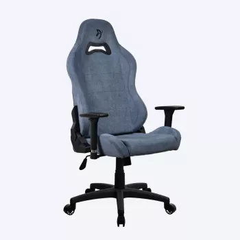 Gaming-Stuhl Arozzi Torretta SoftFabric Blue — ergonomisches Design, höhenverstellbar und Armlehnen verstellbar