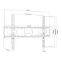 Wandhalterung MACLEAN MC-419 VESA 600x400 für Displays bis 45 kg