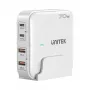 UNITEK P1229AWH01-EU Ladegerät für Mobilgeräte Universal Weiß AC Schnellladen Innenbereich