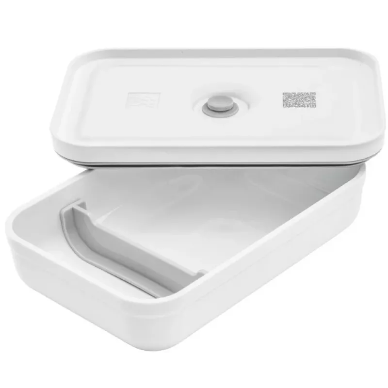 Lunchcontainer ZWILLING FRESH & SAVE 1 l, Kunststoff mit Silikondichtung, grau/weiß