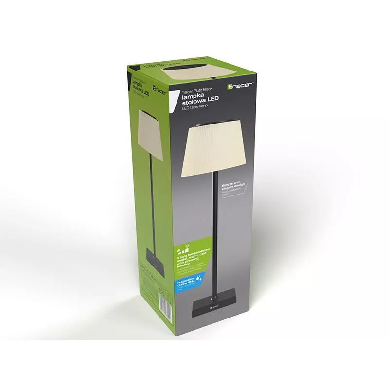Tischleuchte TRACER Pluto Black TRAOSW47234 LED mit einstellbarer Helligkeit