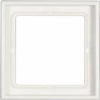 Wandplattenabdeckung JUNG LS 981 WW weiß Duroplast 81×81 mm