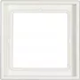 Wandplattenabdeckung JUNG LS 981 WW weiß Duroplast 81×81 mm