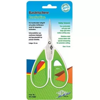 Schere WEDO 975 4060 Geradeschnitt Grün Weiß 215 mm