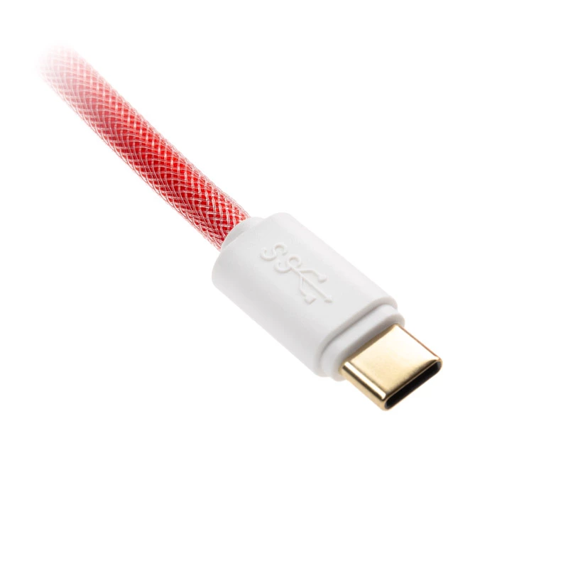 Ducky Premicord USB-Kabel 1,8 m USB A USB C Pink