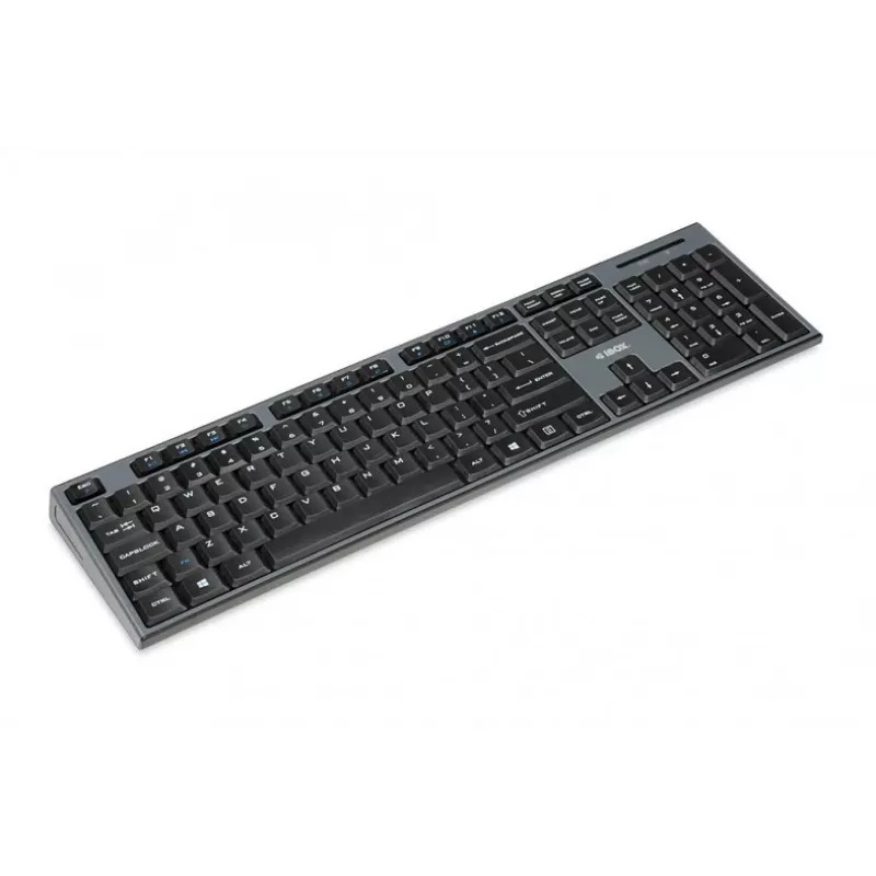 IBOX Desktop Kit Pro kabelloses Tastatur- und Maus-Set, QWERTY Full-Size 104 Tasten, 2,4 GHz, 1200 DPI, schwarz