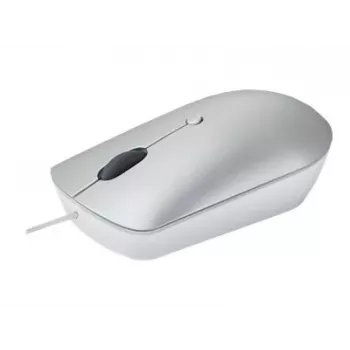 Kabelgebundene optische beidhändige Maus Lenovo 540 USB Typ-C, 3 DPI-Modi, grau, 4 Tasten, 1,8 m Kabel