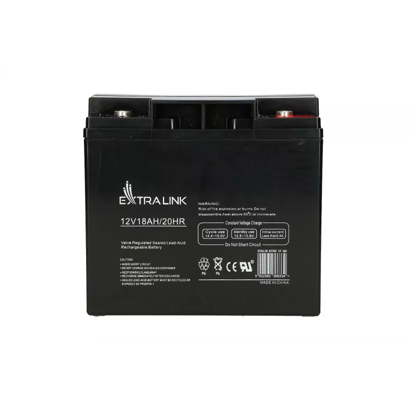 Extralink AGM 12V 18Ah wartungsfreie Batterie