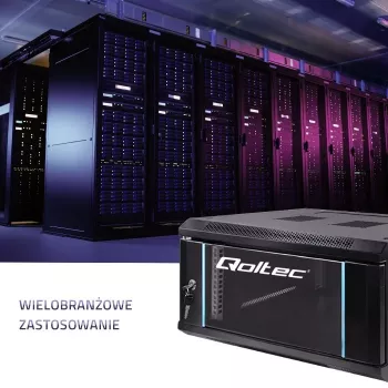 19 Zoll Rackschrank QOLTEC 54461, 4U, 600x280x450 mm
