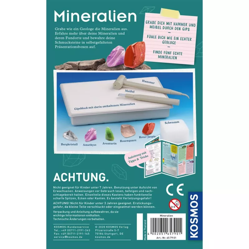 Kosmos 65790, Augmented Reality, 7 Jahr(e), Mehrfarbig Kosmos 65790. Typ: Augmented Reality, Empfohlenes Mindestalter: 7 Jahr(e), Produktfarbe: Mehrfarbig