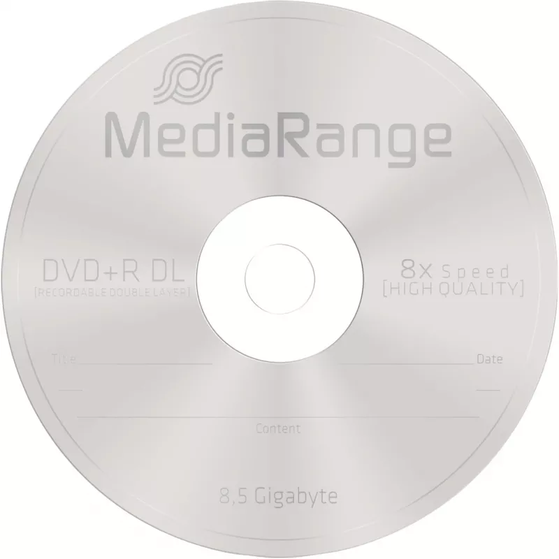 DVD+R DL MediaRange MR465 8,5 GB 5 Stück