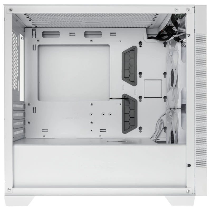 PC-Gehäuse Lian Li LANCOOL 205 Mesh C Midi Tower Weiß