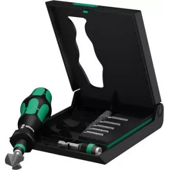 Wera Senkbohrer-Set, 5-teilig, 6,3 mm, 8,3 mm, 10,4 mm, 12,4 mm, 16,5 mm, 20,5 mm, HSS, 05104650001, 1/4 (6,3 mm), 1 Set (05104650001)