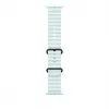 Apple 49mm Ice Blau Ocean Armband – Schwarz Titanium Finish