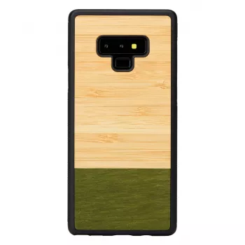 Smartphone-Hülle man and wood für Samsung Galaxy Note 9 — Bambuswald Schwarz