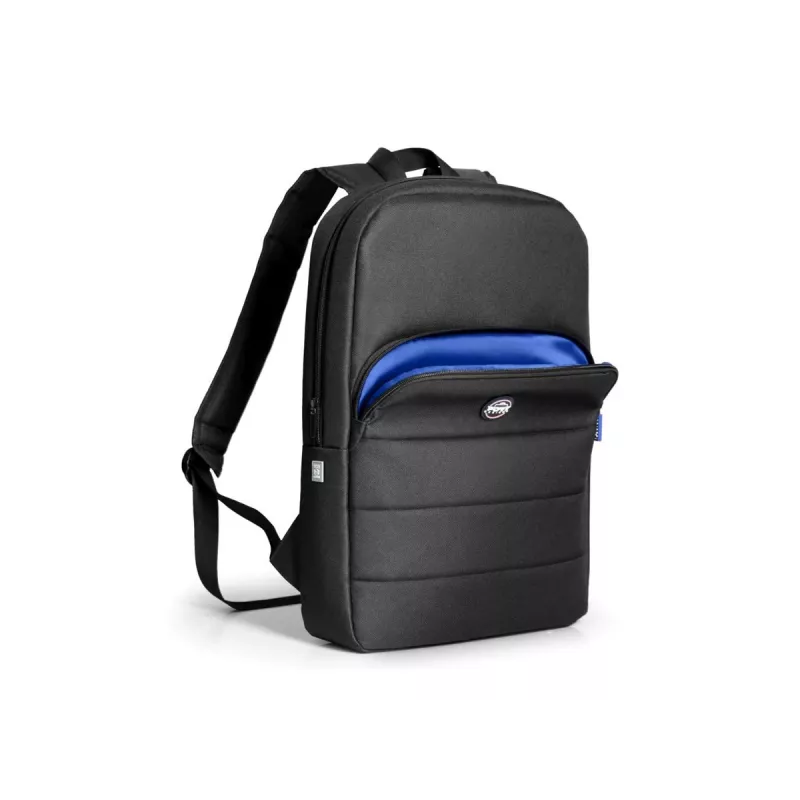 Rucksack Port Designs ECO PORTLAND II für 40,6 cm (16 Zoll) Laptops, einfarbig schwarz, 1 Fronttasche, 360 g