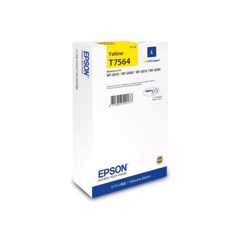 Epson C13T75644N Tintenpatrone 1 Stück Original High (L) Yield Gelb