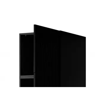 Kleiderschrank cama meble PAFOS 1D BASE 45×55.5×45 cm Schwarz matt, 1 Tür