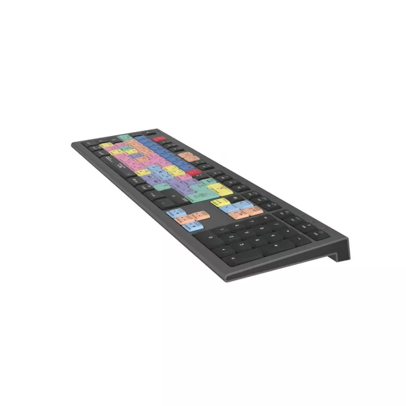 Logickeyboard Adobe Premiere Pro CC Astra 2 Tastatur Universal USB QWERTZ Deutsch Grau