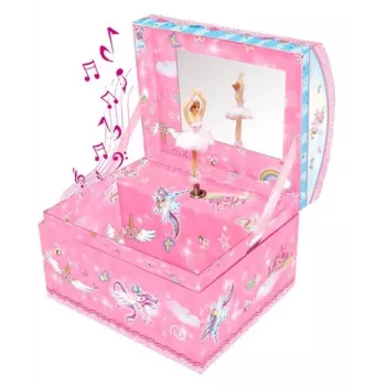 Pecoware Schmuckkasten-Spieldose - Flamingo