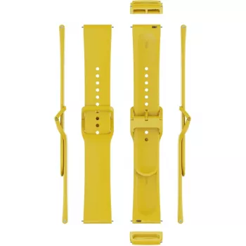 Uhrenarmband Xiaomi BHR9470GL TPU Ersatz, zitronengelb, verstellbar 135–205 mm