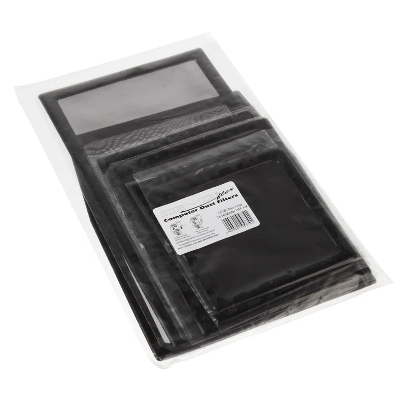Demciflex Staubfilter-Set für Cooler Master HAF XM - schwarz/schwarz