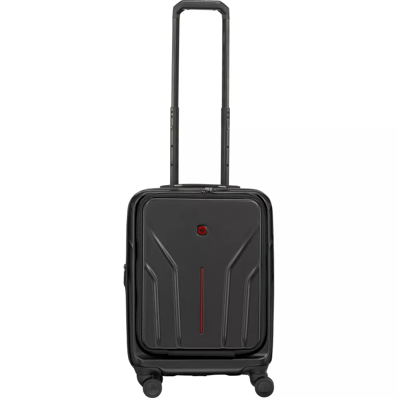 Kompakter Hartschalen-Handgepäck-Trolley Wenger Amplix 653323 — schwarz, kompakt