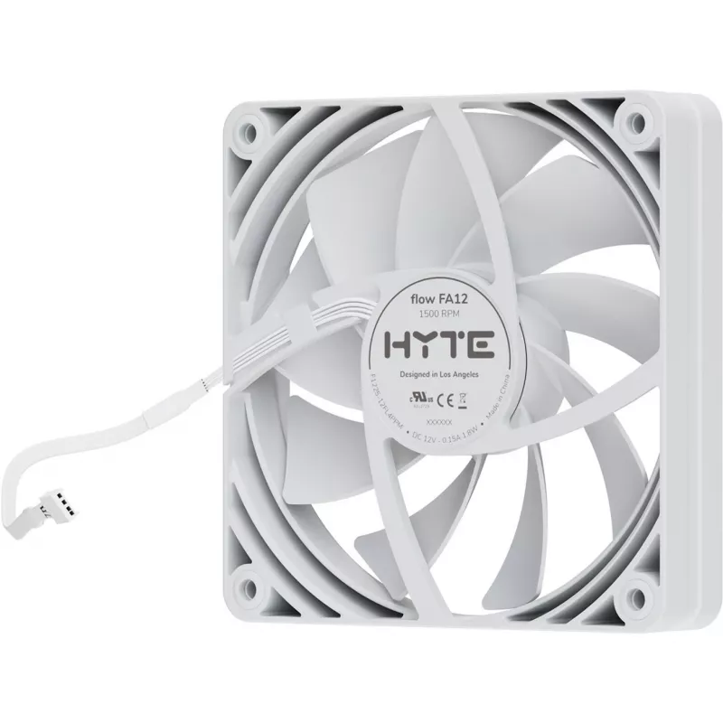 120 mm Gehäuselüfter HYTE FA12 weiß 4er-Pack — 120 mm, weiß, Modell FA12