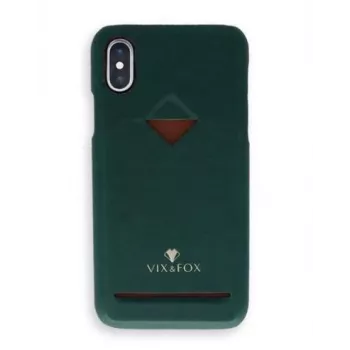 Handyhülle VixFox für Samsung S9 — Kartenfach, waldgrün
