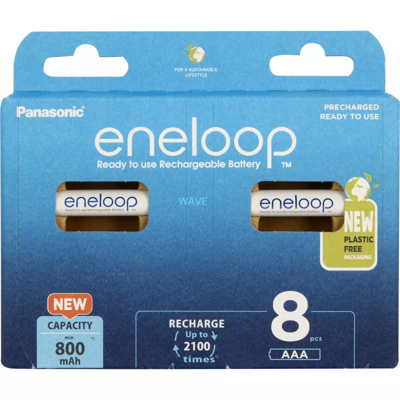 Akkus PANASONIC ENELOOP AAA 800 mAh 8 Stück (BK-4MCDE/8HH)