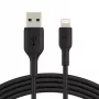 Belkin PVC USB-A auf Lightning 3m Schwarz