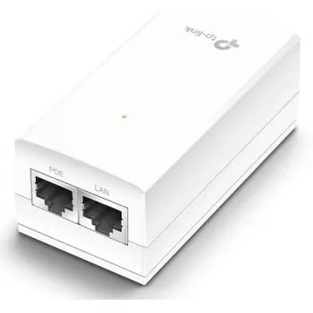 TP-Link 24V Passiver PoE-Adapter, Gigabit Ethernet, 10,100,1000 Mbit/s, 10/100/1000, Cat3, Cat4, Cat5, Cat5e, Cat6, Weiß, 100 m