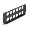 DeLOCK Patchpanel-Zubehör 88054 Rackmontage 2U Schwarz