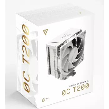 MODECOM Volcano 0C T200 Prozessor-Luftkühler 12 cm Weiß