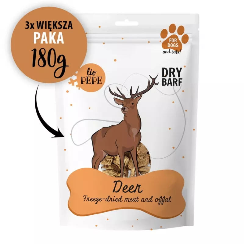 PAKA ZWIERZAKA Lio Pepe Deer XL - Hundesnack - 180g