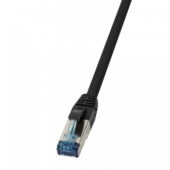 Netzwerkkabel LogiLink CQ6105S RJ-45 Cat6a 15 m Schwarz