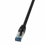 Netzwerkkabel LogiLink CQ6105S RJ-45 Cat6a 15 m Schwarz