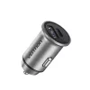 Vention Zwei-Port USB A+A (30+30) Auto-Ladegerät Grau Mini-Stil Aluminiumlegierung Typ