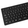 Tastatur LogiLink ID0019A Universal USB QWERTZ Deutsch Schwarz